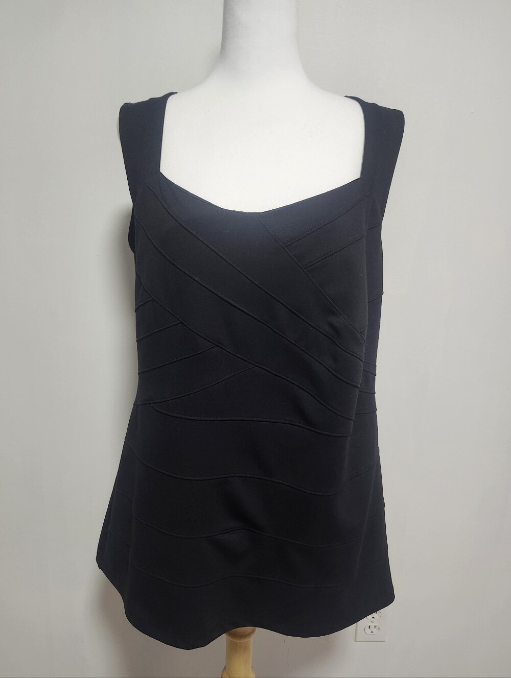 Addition Elle Classic Black Sleeveless Top
